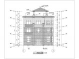 三层400平方米私人别墅砖混结构施工图图片1