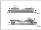 某地四层寺庙建筑设计方案施工规划图图片1
