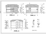 大气商业二层带阁楼别墅建筑设计图图片1