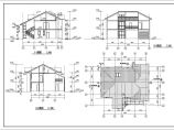 二层半框架简洁新农村住宅建筑设计图（全套）图片1