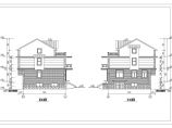 带阁楼三层大方砖混农村房屋详细建筑CAD图纸图片1