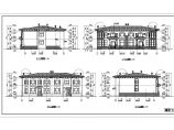 欧式风格大方二层双拼农村房屋详细建筑设计图图片1