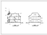 海南省某城市二层别墅CAD设计方案图图片1