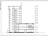 十层高档酒店建筑设计图纸（标注详细）图片1
