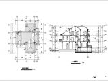 三层带露台独栋经济型别墅详细建筑设计图图片1