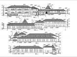 二层砖混结构坡地型城堡式幼儿园详细建筑设计图图片1