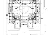 某地区地下1地上3层省博物馆建筑方案CAD设计图纸图片1