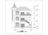 四川省某农村地区三层CAD别墅设计图图片1