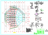 某六角形报告厅钢结构阶梯结构图图片1