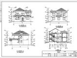 某二层小型别墅建筑设计施工图纸图片1