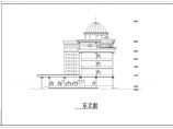 安徽省某城市邮政大楼CAD方案图图片1