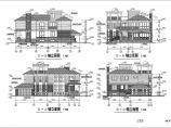 某两层独立豪华别墅建筑CAD施工图图片1