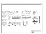 某地区六角亭与廊建筑CAD设计图纸图片1