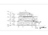 某小区三层别墅样板房建筑CAD设计图图片1