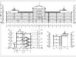 某地三层小学教学楼综合楼建筑设计规划图图片1