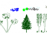 各种植物平面CAD套图图片1