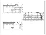 古建三层办公楼详细设计CAD图纸图片1