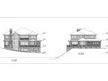 某坡地独栋别墅建筑CAD设计方案图纸图片1
