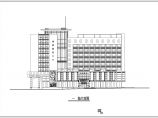商业综合楼设计建筑平立构图cad图纸图片1