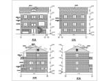 三层砌体结构私人别墅楼建筑施工图图片1