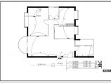 四室150平米住宅户型室内精装修cad施工图图片1