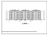 五层三单元不对称户型建筑设计CAD图纸图片1