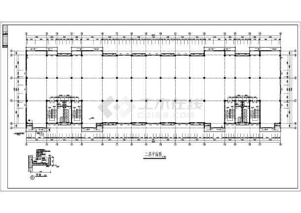 某地区四层厂房建筑结构施工设计图