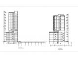 十六层高级商业住宅综合楼建筑施工图图片1
