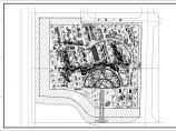 小区景观规划cad平面施工设计图图片1