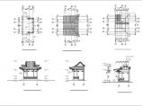 某地区半亭CAD建筑规划图图片1