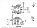 某地区二层小别墅建筑方案全套CAD设计图纸图片1