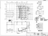 地上单层钢框架结构影院结构施工CAD图图片1