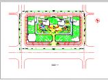市中心人民广场绿化规划cad平面施工图图片1