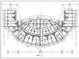 某地广场舞台及网点建筑设计CAD图图片1