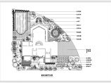 富阳别墅景观绿化设计CAD平面图纸图片1