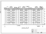 2416平米六层经济适用房三单元每单元住宅施工图图片1