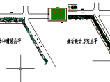杭州某道路公园绿地设计一套图（规划方案和小品施工图片1