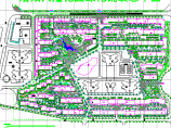 小区花园绿化及铺装景观设计总平面施工图图片1