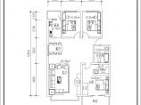 某小区住宅户型图建筑CAD设计施工图纸图片1