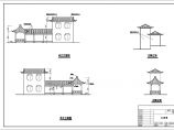 古建筑小品施工设计方案全套CAD图纸图片1