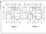 某地别墅C型三层电气设计施工CAD图图片1