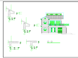 某地商业街茶楼建筑设计施工CAD图图片1