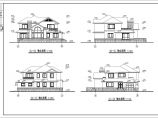 某地二层别墅建筑规划施工方案设计图图片1