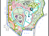 某小区公园CAD详细规划设计总图图片1