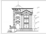 经典别墅建筑设计立面图纸（共3张）图片1