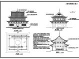 某地区寺庙雄宝殿施工cad图纸全套图片1