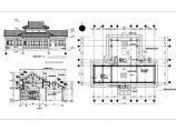 某地仿古建筑方案设计施工CAD图图片1