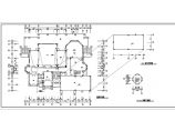 某地二层D型别墅建筑设计规划电气施工图图片1