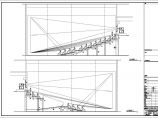 电影院看台台阶钢结构设计施工图图片1