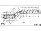 某现代都市小区住宅楼群建筑楼梯设计方案平面图图片1